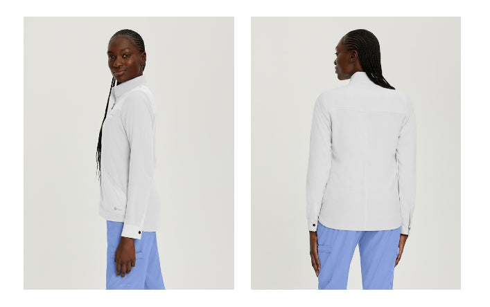 3-Pocket Warm-Up Scrub Jacket