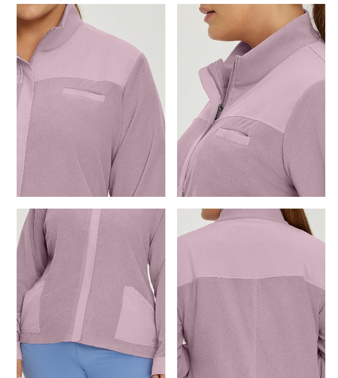 3-Pocket Warm-Up Scrub Jacket