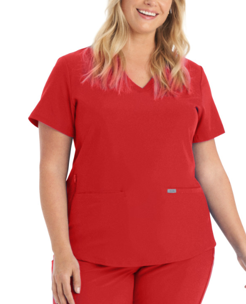 Landau Forward Women's 3-Pocket V-Neck Scrub Top