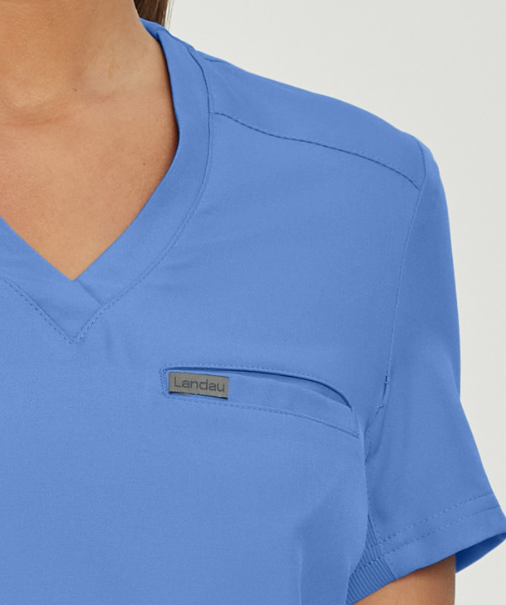 Landau Forward Women's 2-Pocket V-Neck Scrub Top